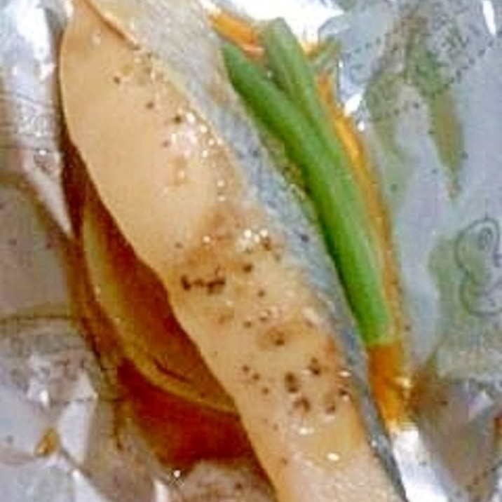 鮭でみそバターホイル焼き